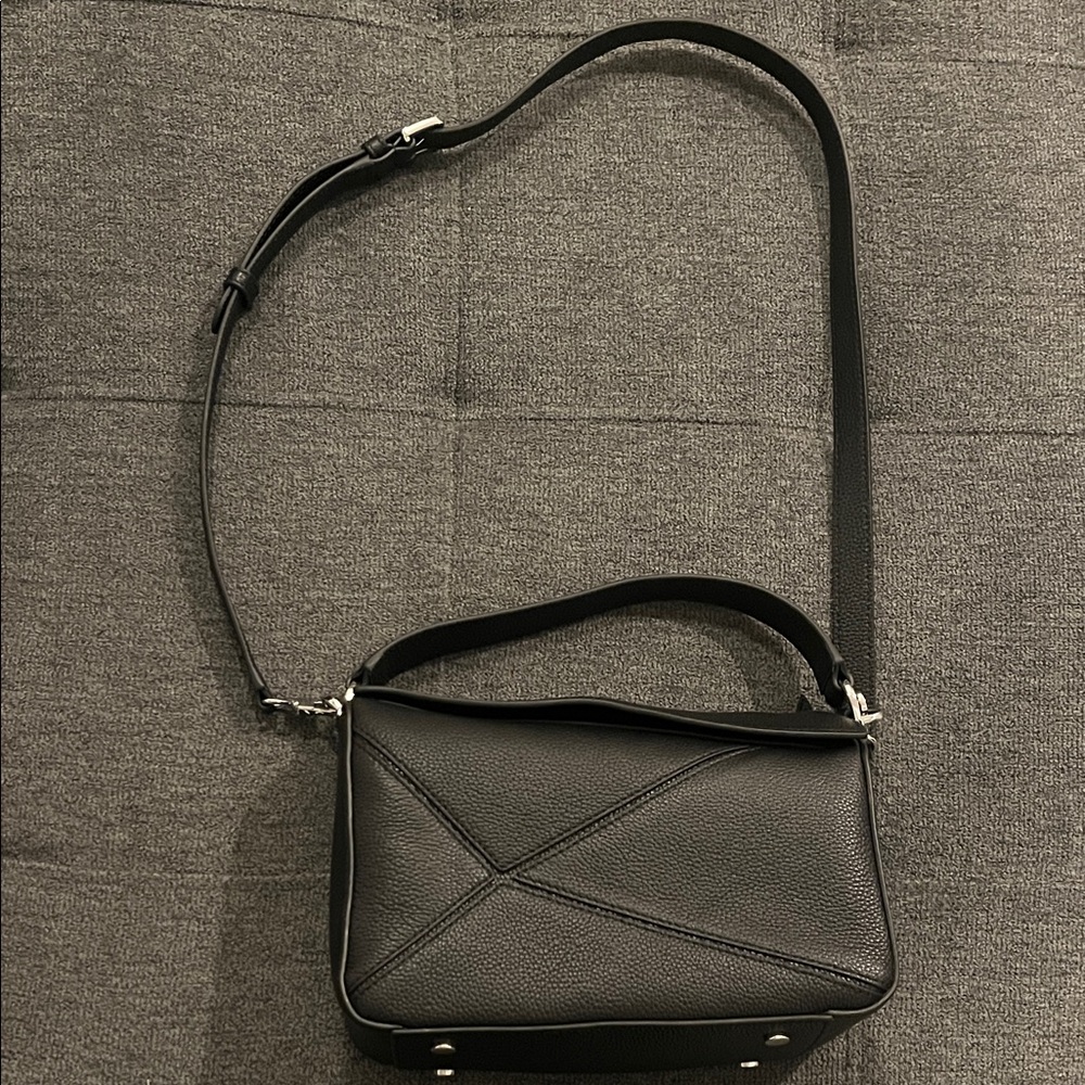 Quince Italian Leather Patchwork Crossbody
